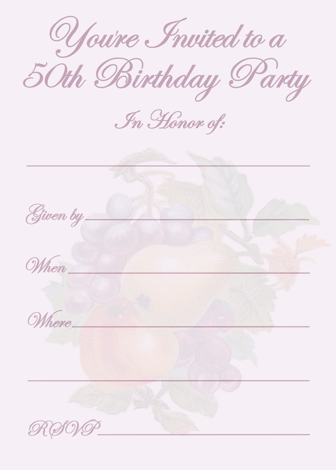 Design Free Birthday Party Invitations Free Butterfly Birthday