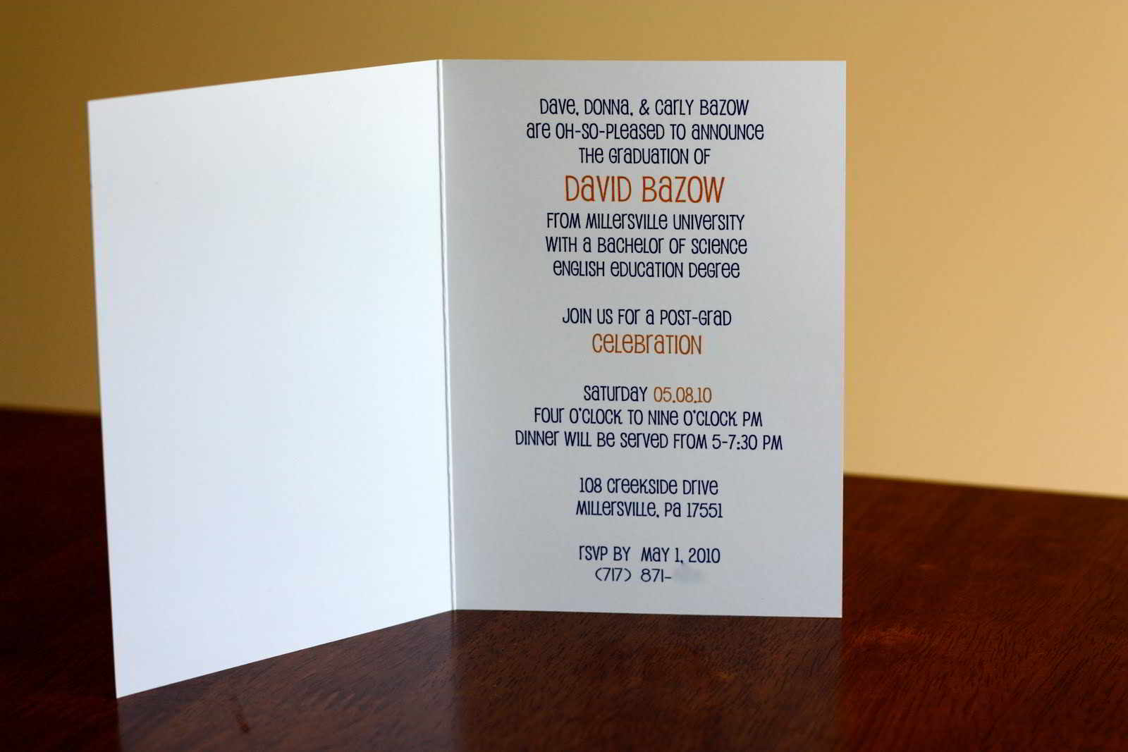 Designs After Graduation Party Invitation Wording Graduation Party