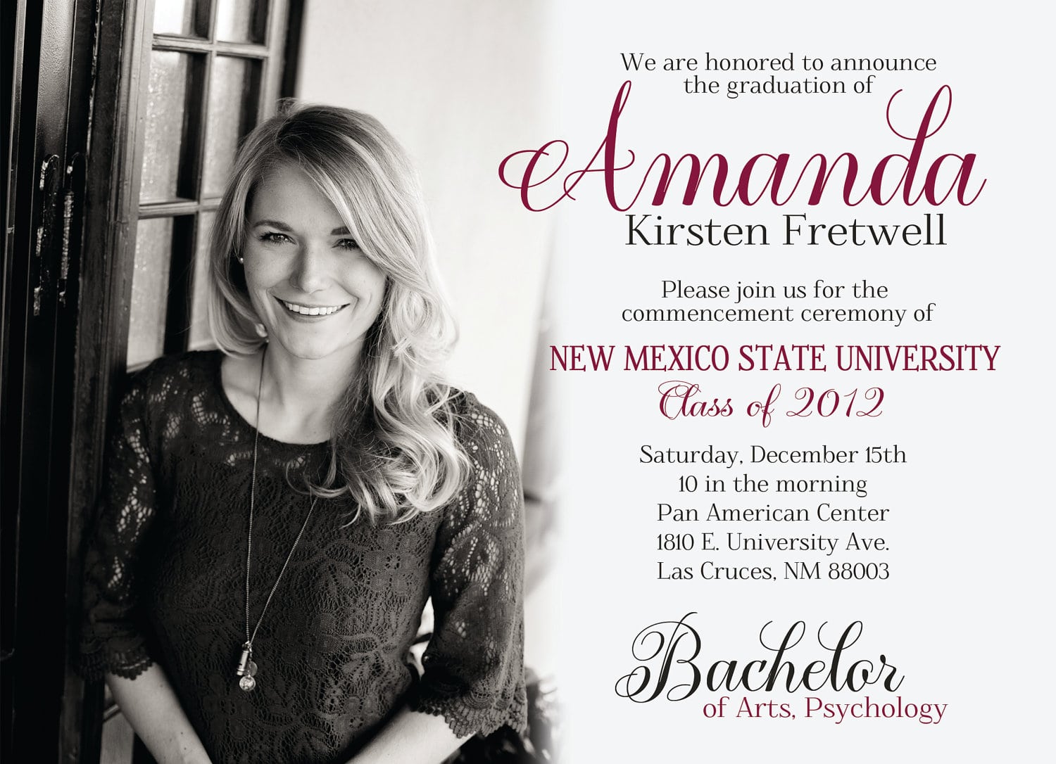 Designs Free Graduation Party Invitation Download With Elegant