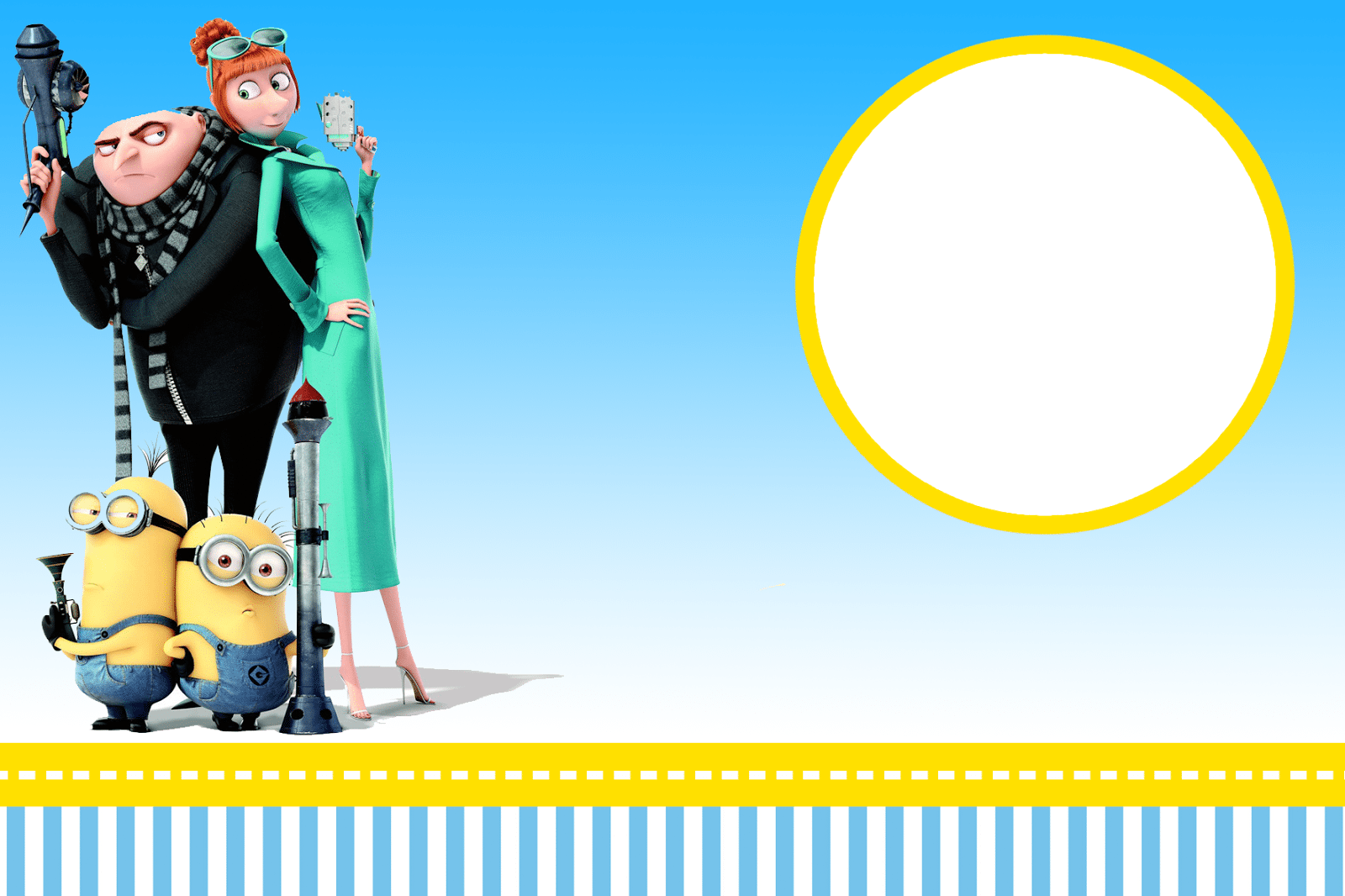 Despicable Me  Invitations And Party Free Printables