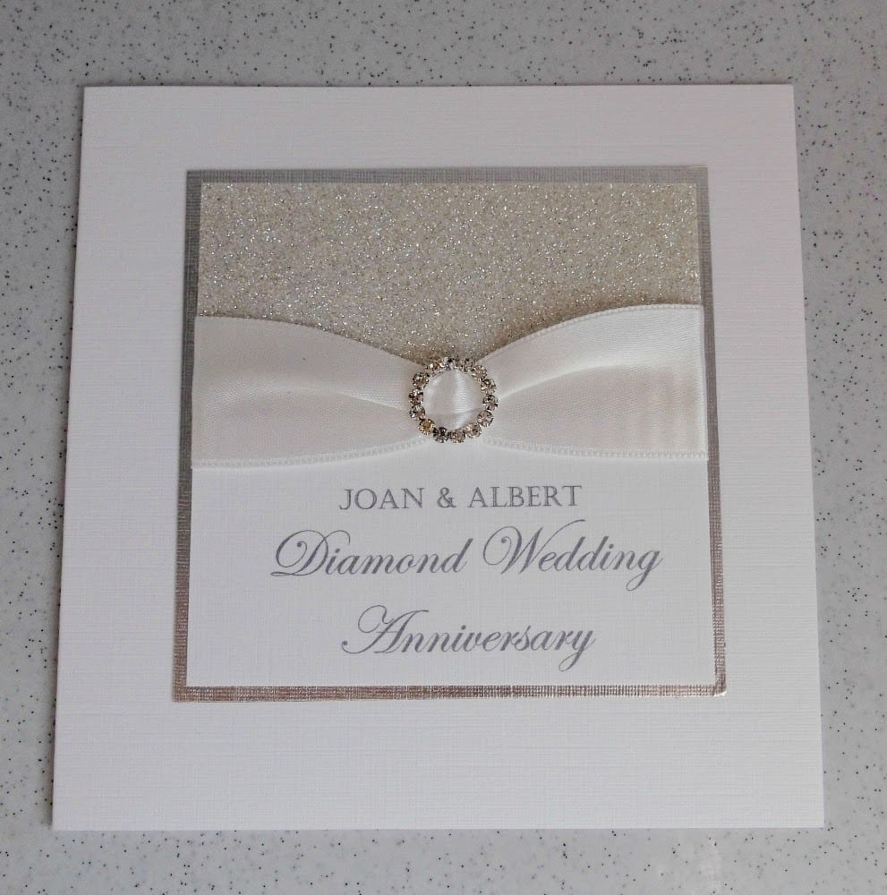 Diamond Wedding Anniversary Invitation Cards  Diamond  Inspiring