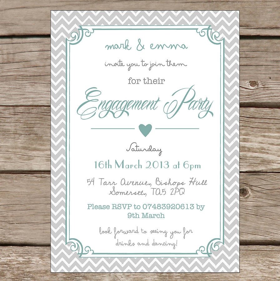 Doc  736703  Free Engagement Party Invitation Templates Printable