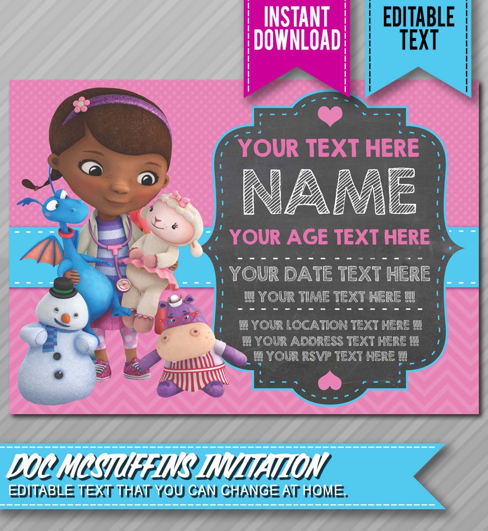 Doc Mcstuffins Birthday Party Planning, Ideas & Supplies    Party