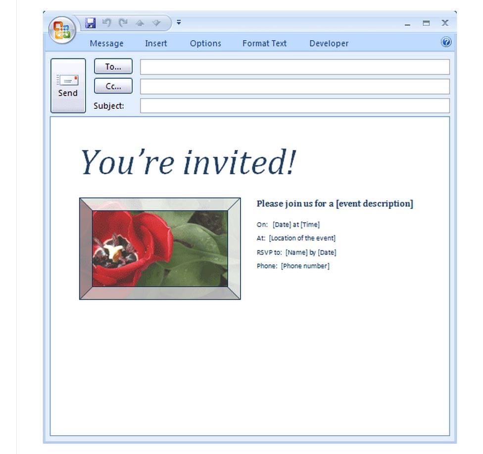 E Invites Templates