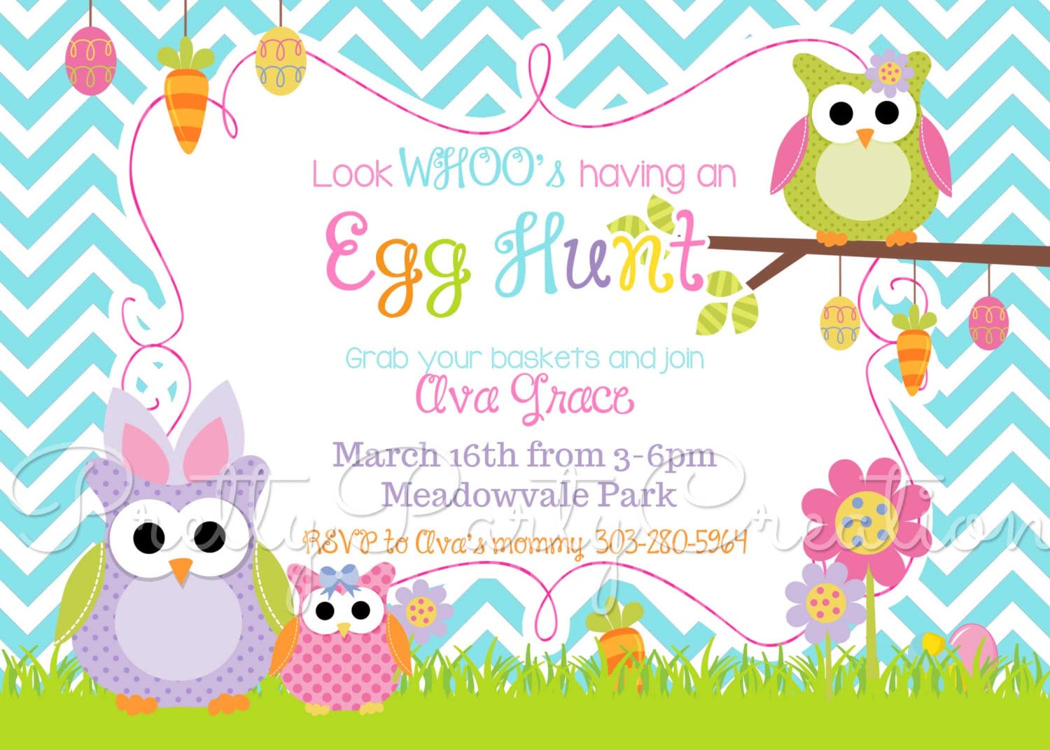 Easter Party Invitations