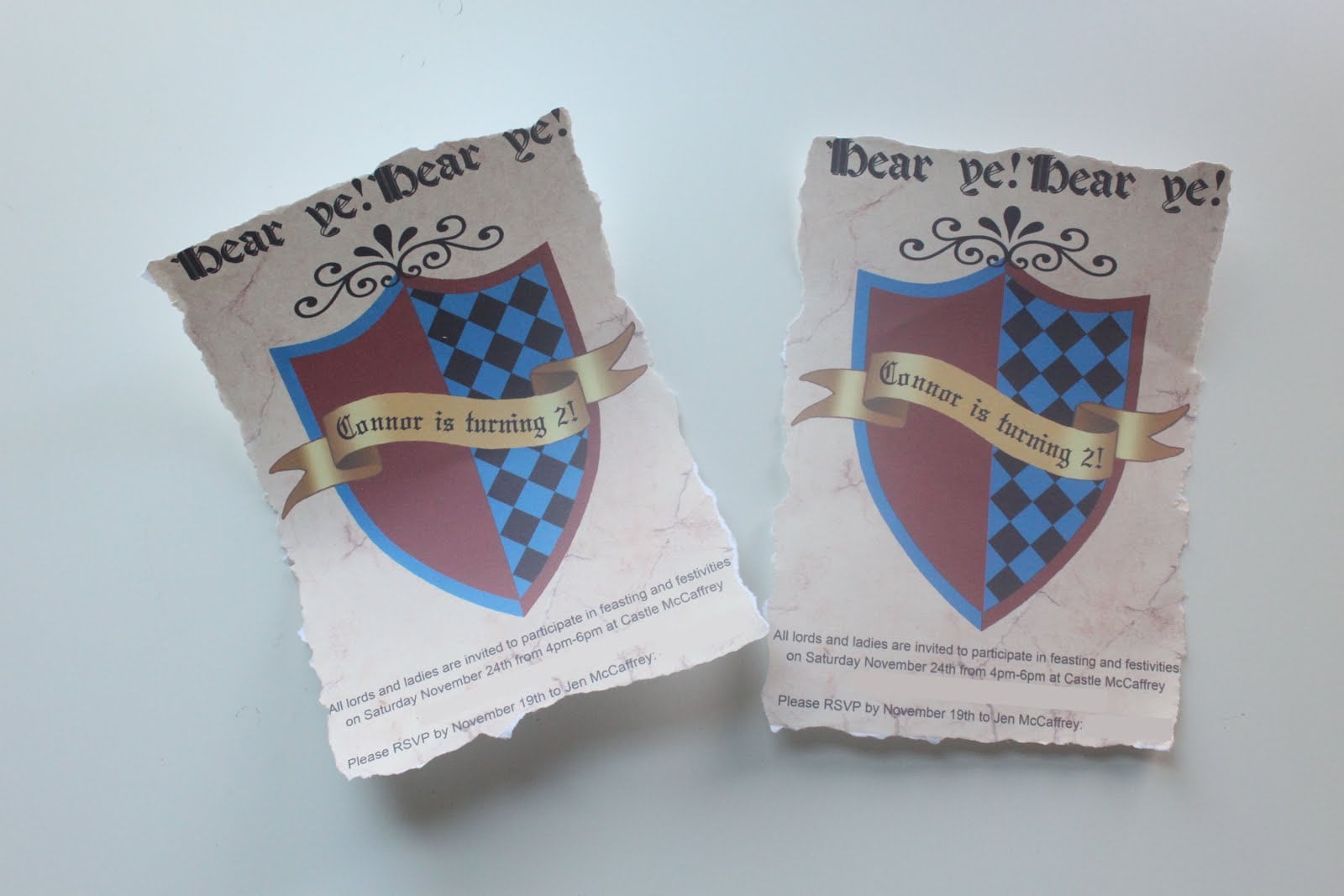 Eat+sleep+make  Knight Birthday Party  Invitations