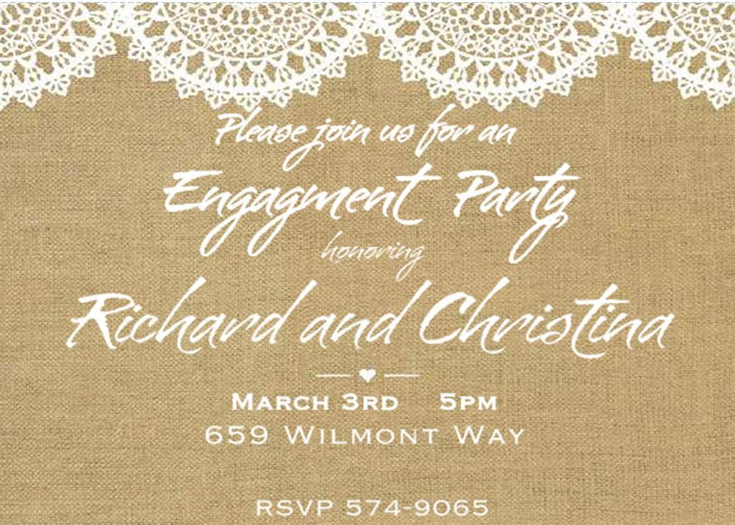 Engagement Party Invitations New Selections Spring 2017