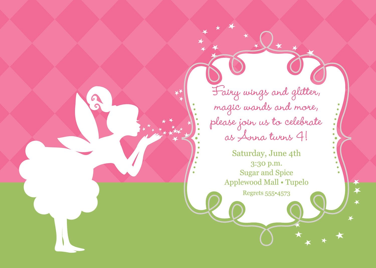 Fairy Birthday Invitation
