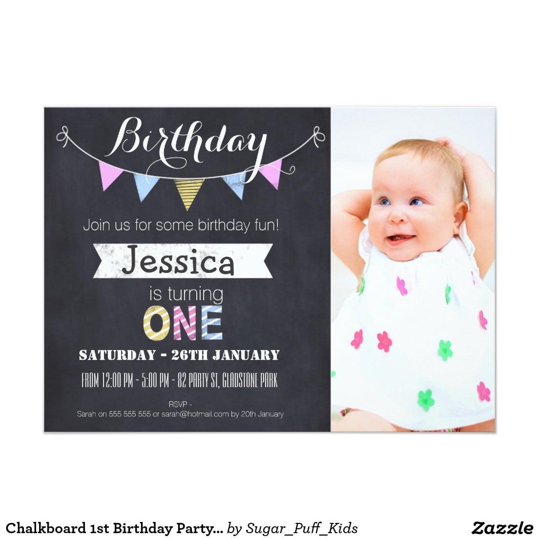 First Birthday Party Invitations