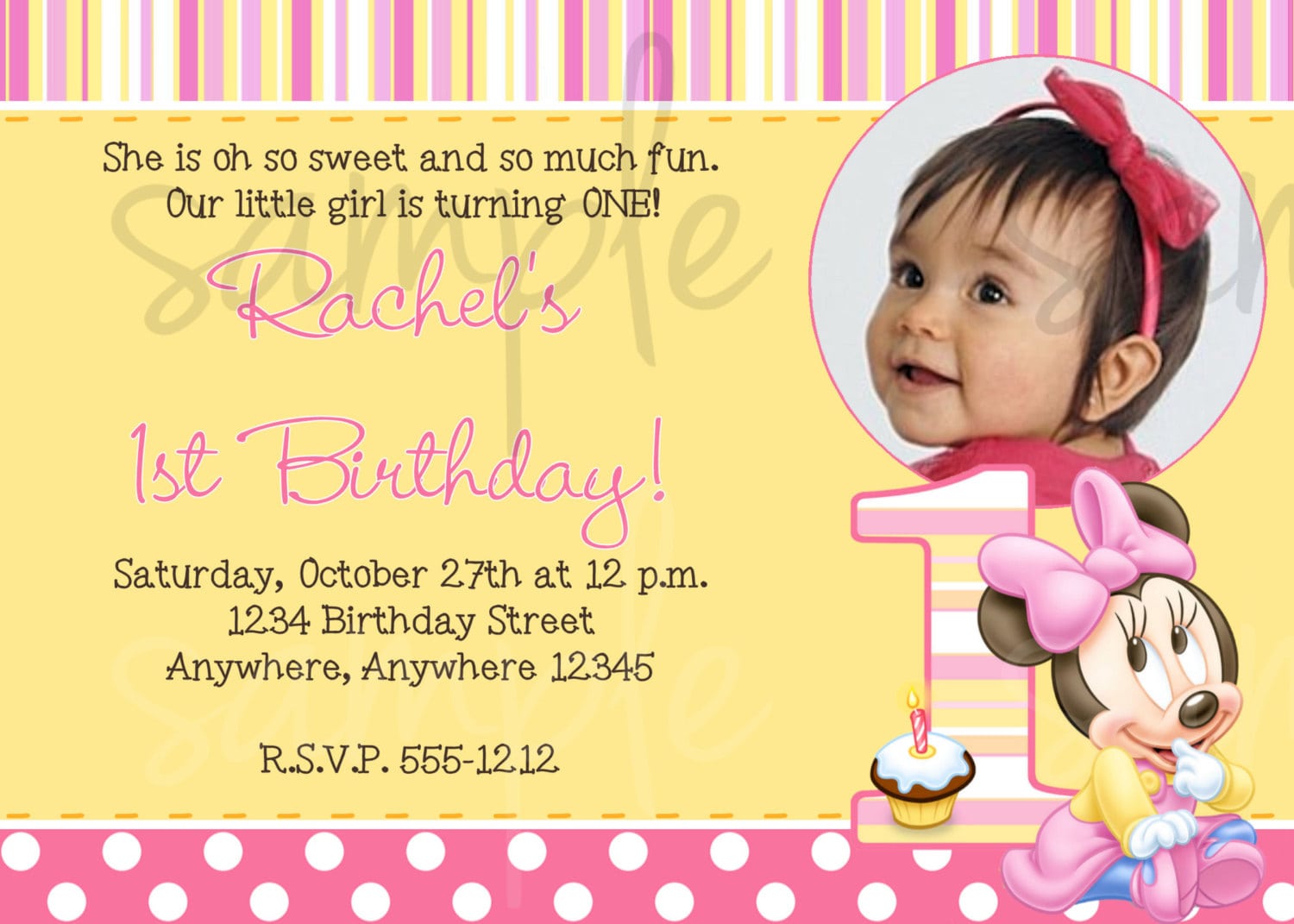 First Birthday Party Invitations Wording