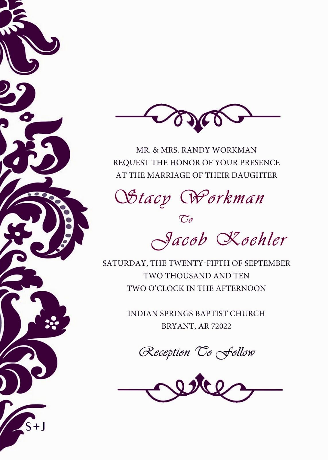 Formal Party Invitation Template