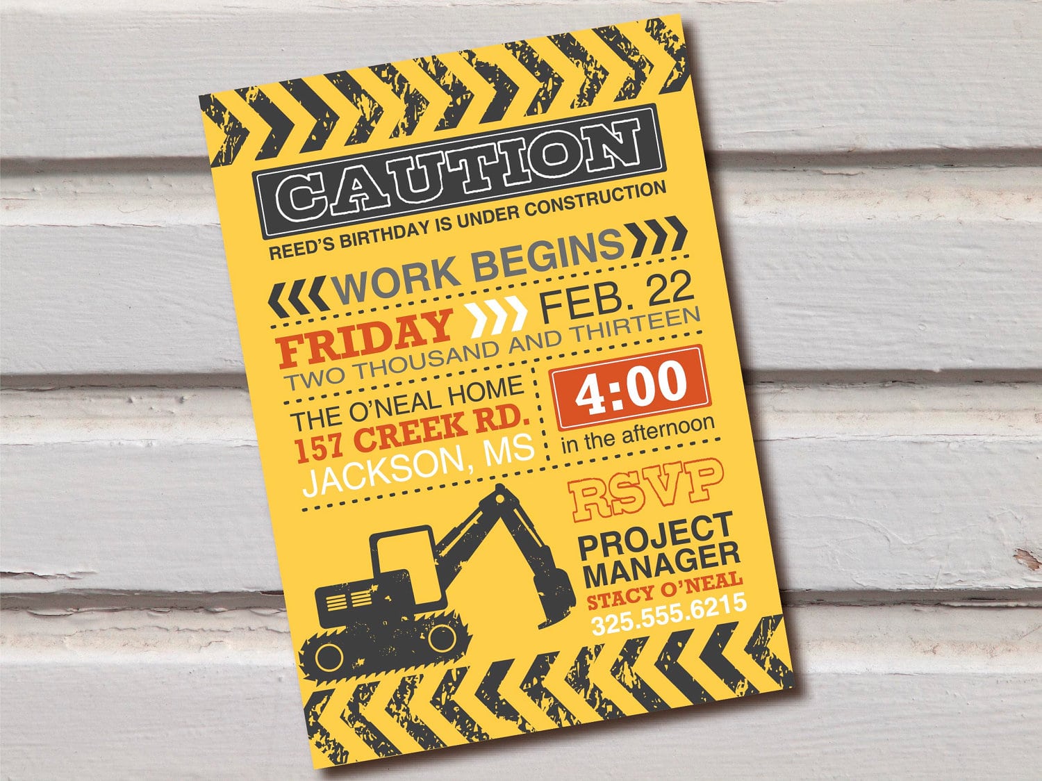 Free Construction Birthday Invitations Ideas