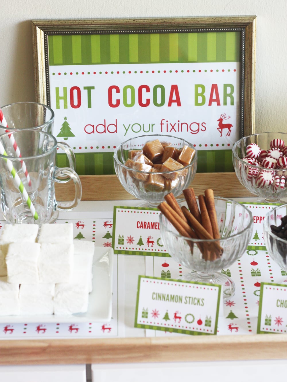 Free Cookies & Cocoa Christmas Printables