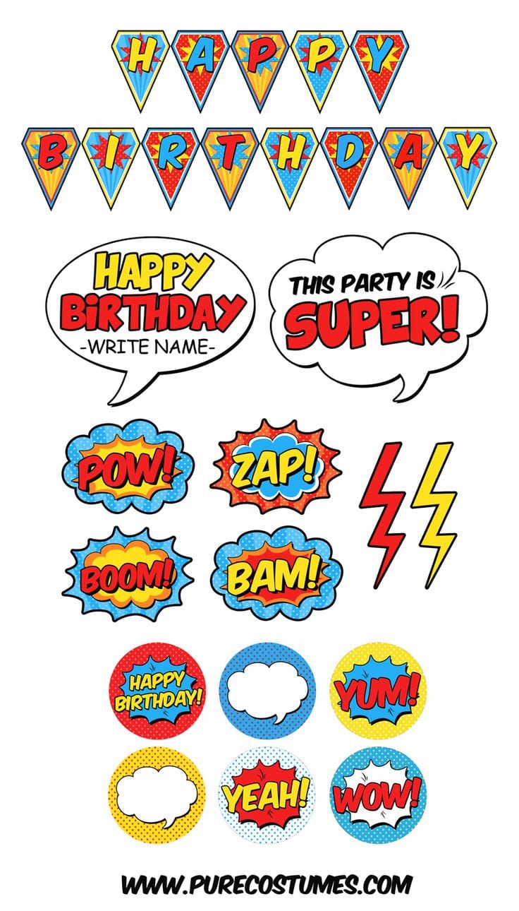 Free Printable Avengers Birthday Party Invitations