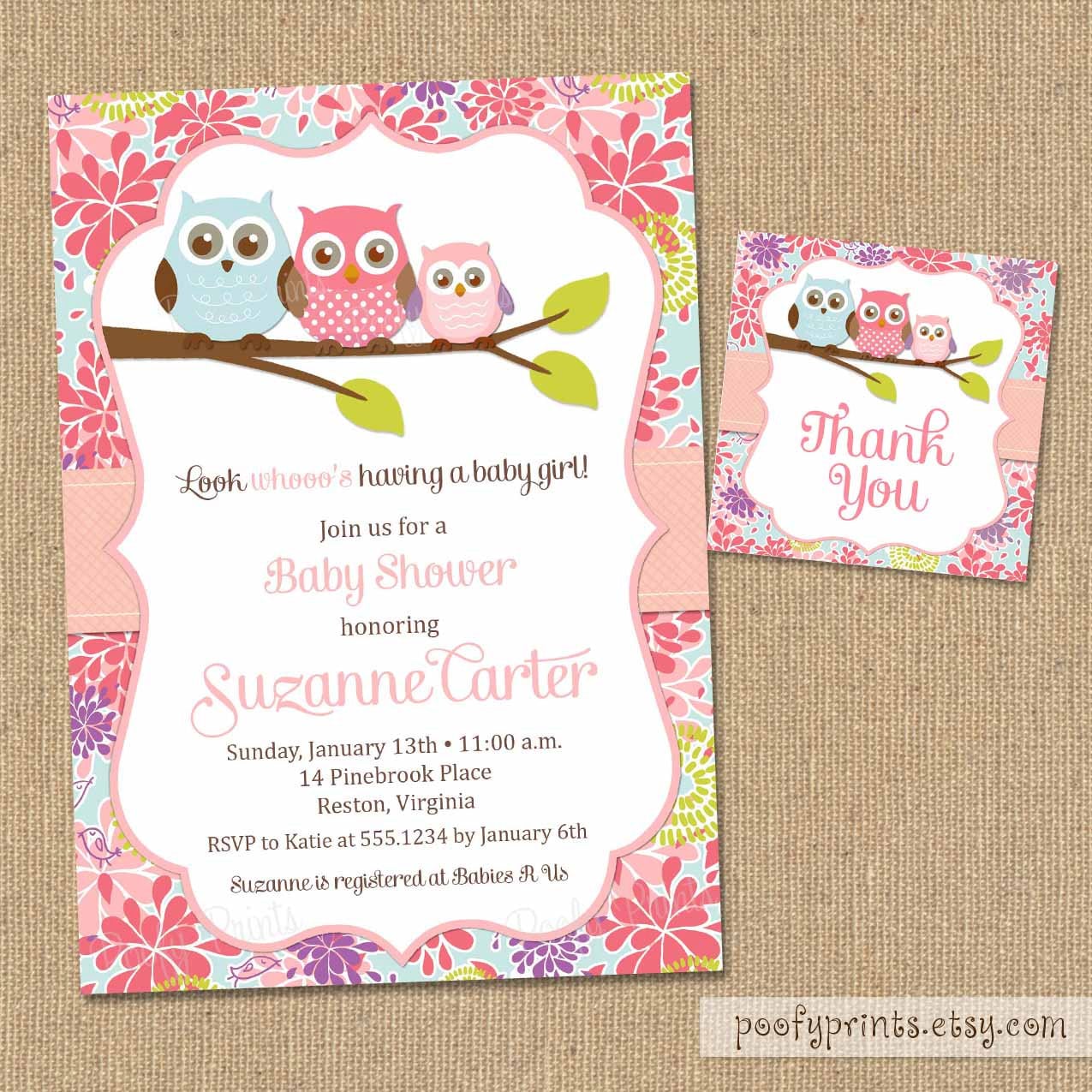 Free Printable Baby Sprinkle Invitations