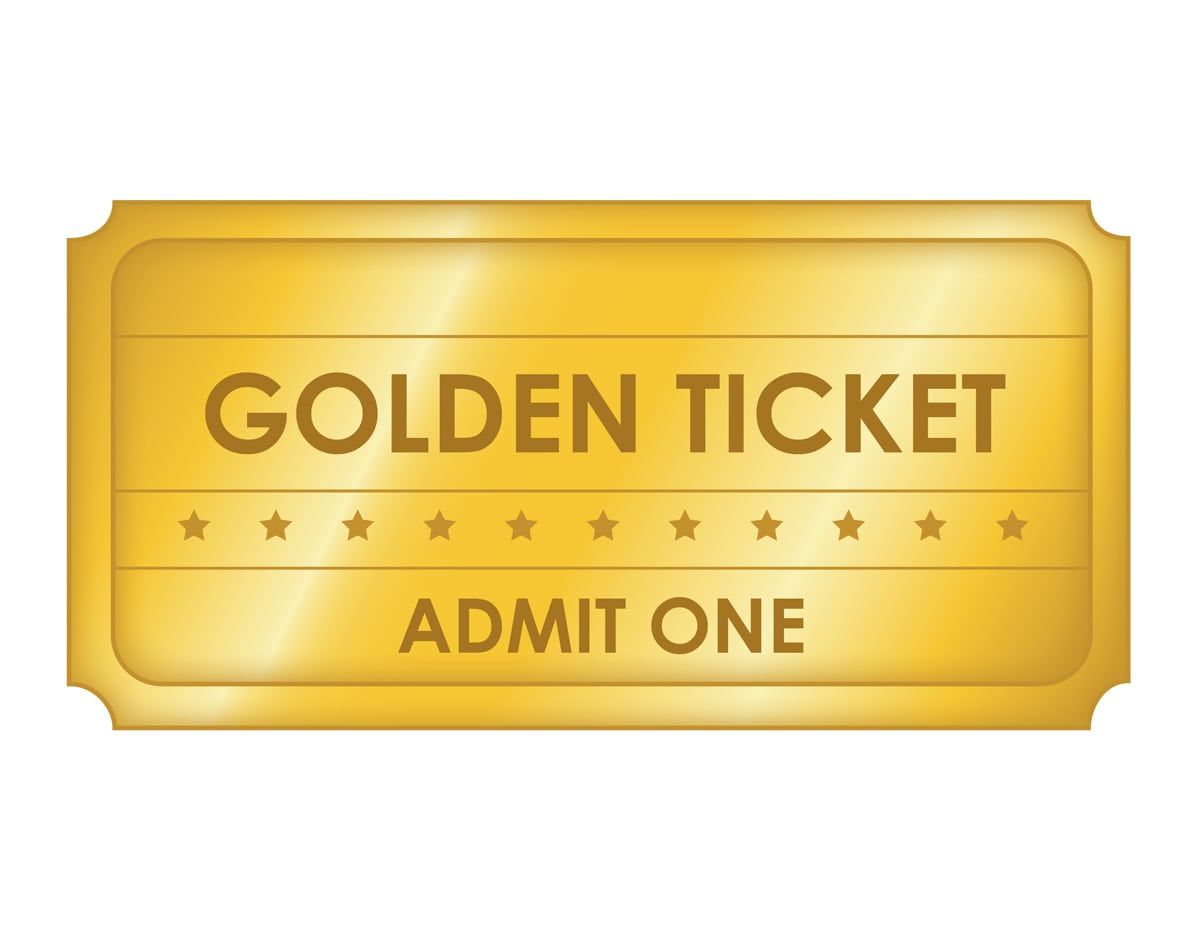 Free Printable Golden Ticket Templates