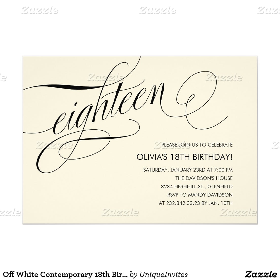 Free Printable Invitations For 18th Birthday Party