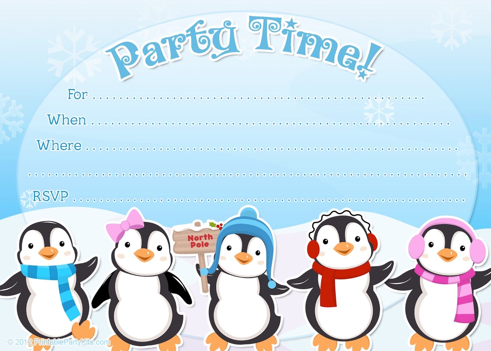 Free Printable Party Invitations Templates