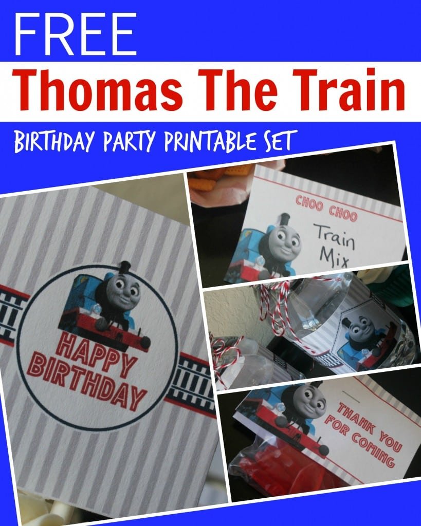 Free Thomas The Train Engine Birthday Party Printables