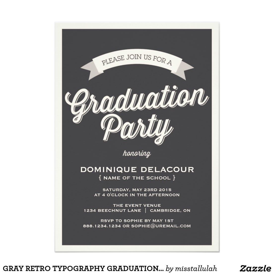 Graduation Party Invitations