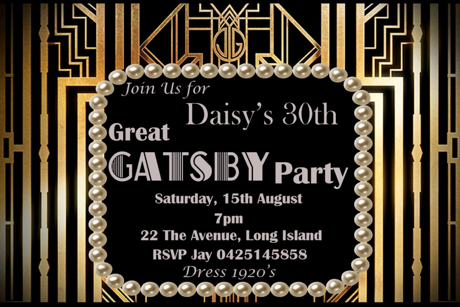Great Gatsby Party Invitations Which Perfect For You