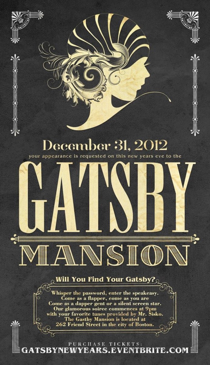 Great Gatsby Party Invitations Which Perfect For You