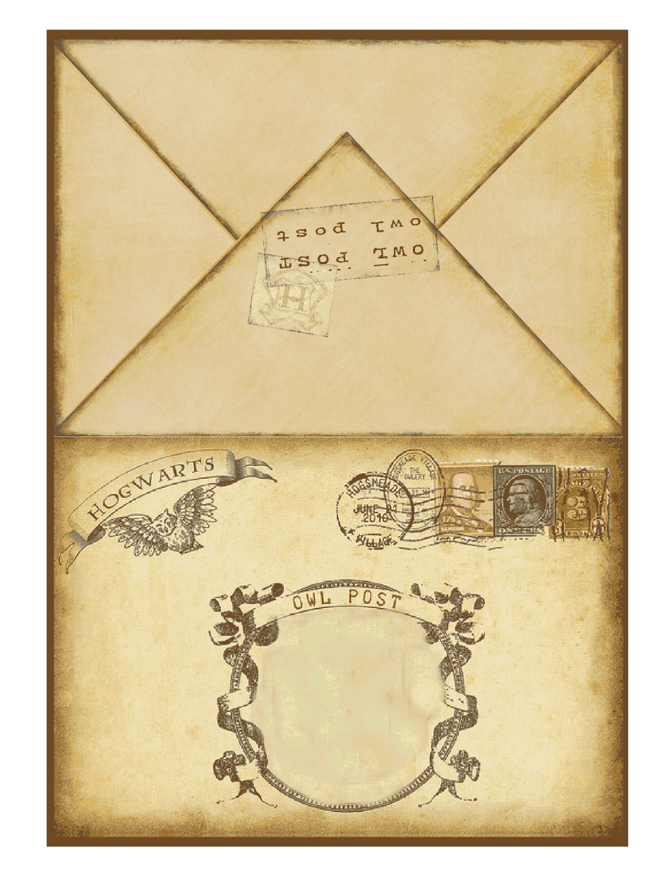 Harry Potter Printable Invitation 2
