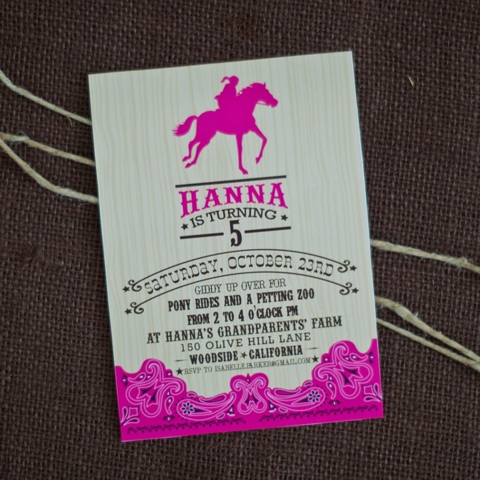 Horse Themed Party Invitations   Ukrobstep Com