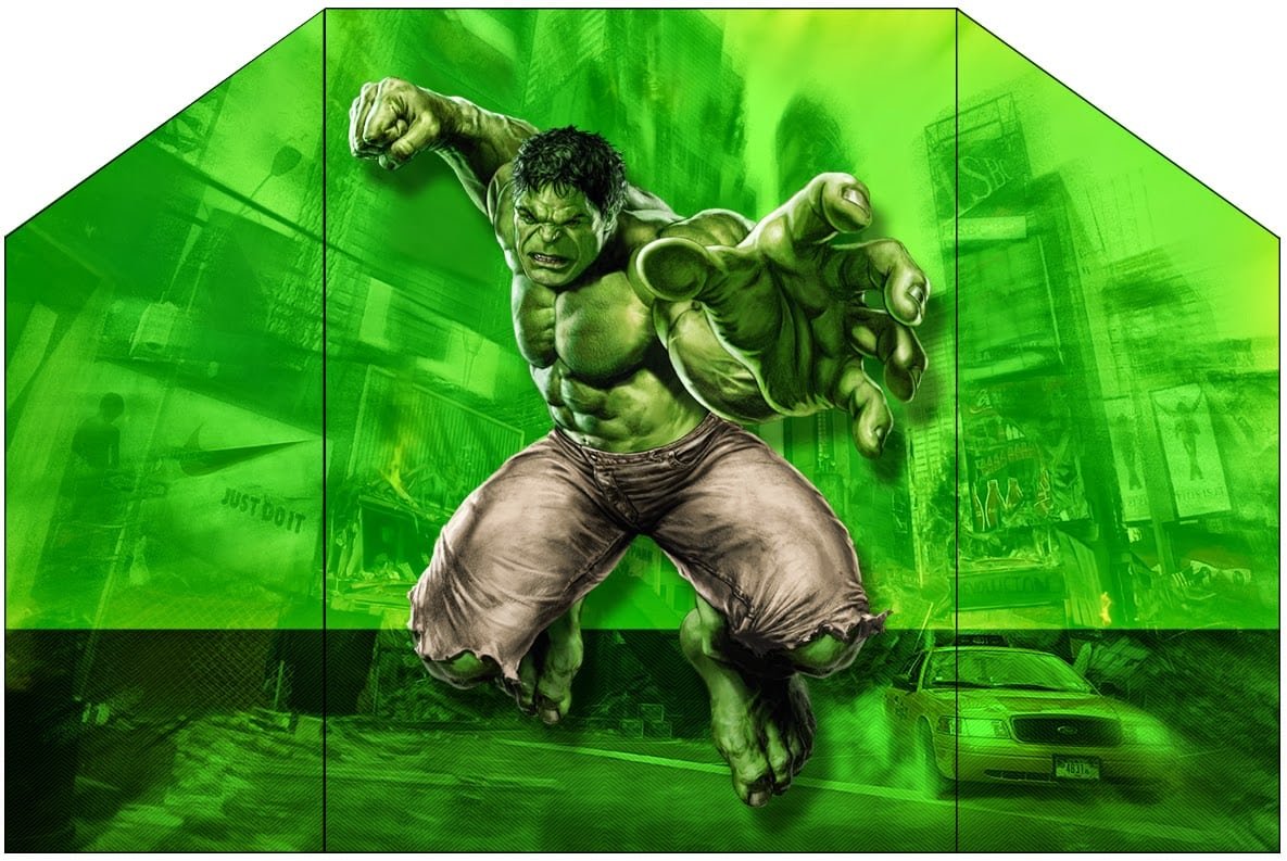 Hulk Free Printable Invitations