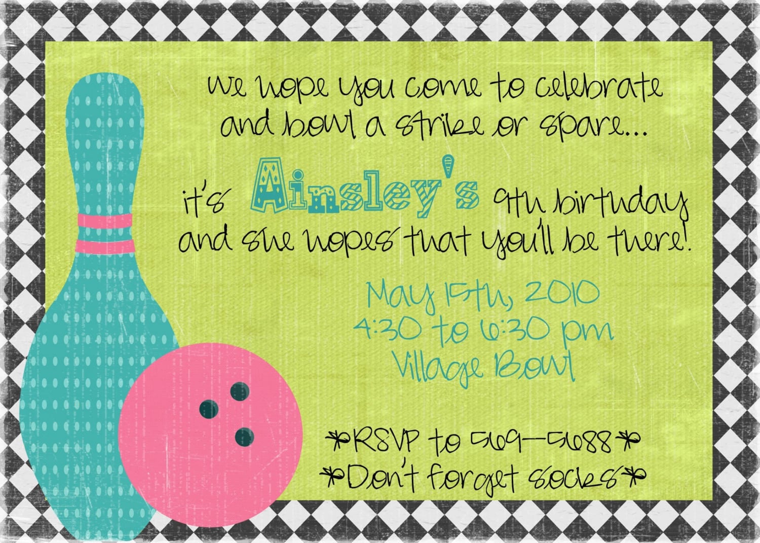 Ideas For Invitations For A Birthday Party