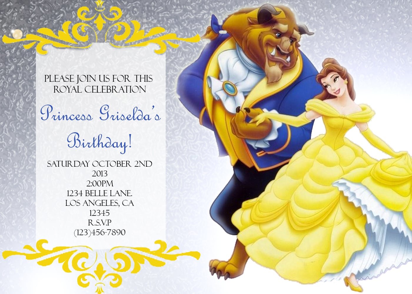 Invitation For Birthday Party Sample