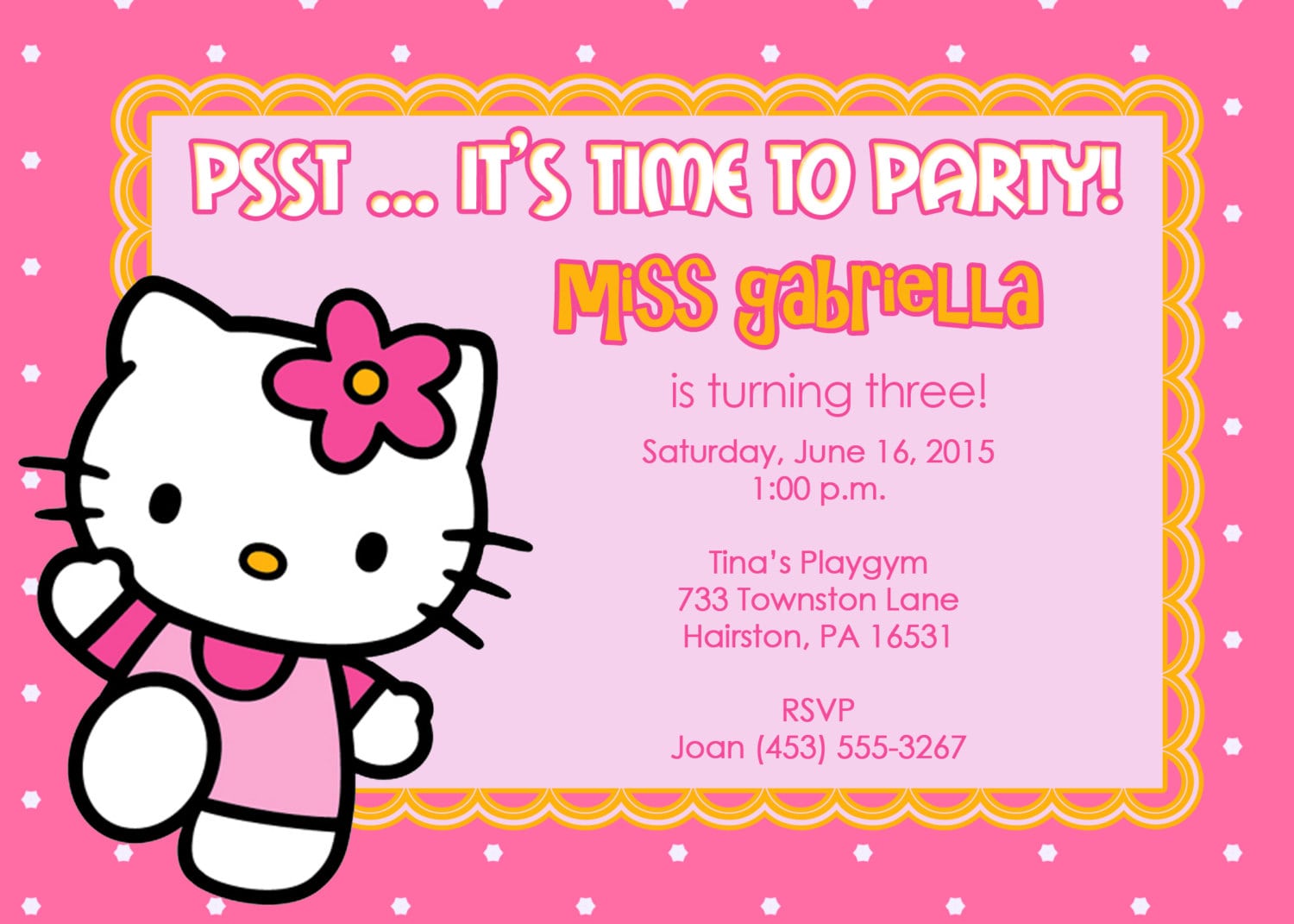 Invitation Wording For Kitty Party
