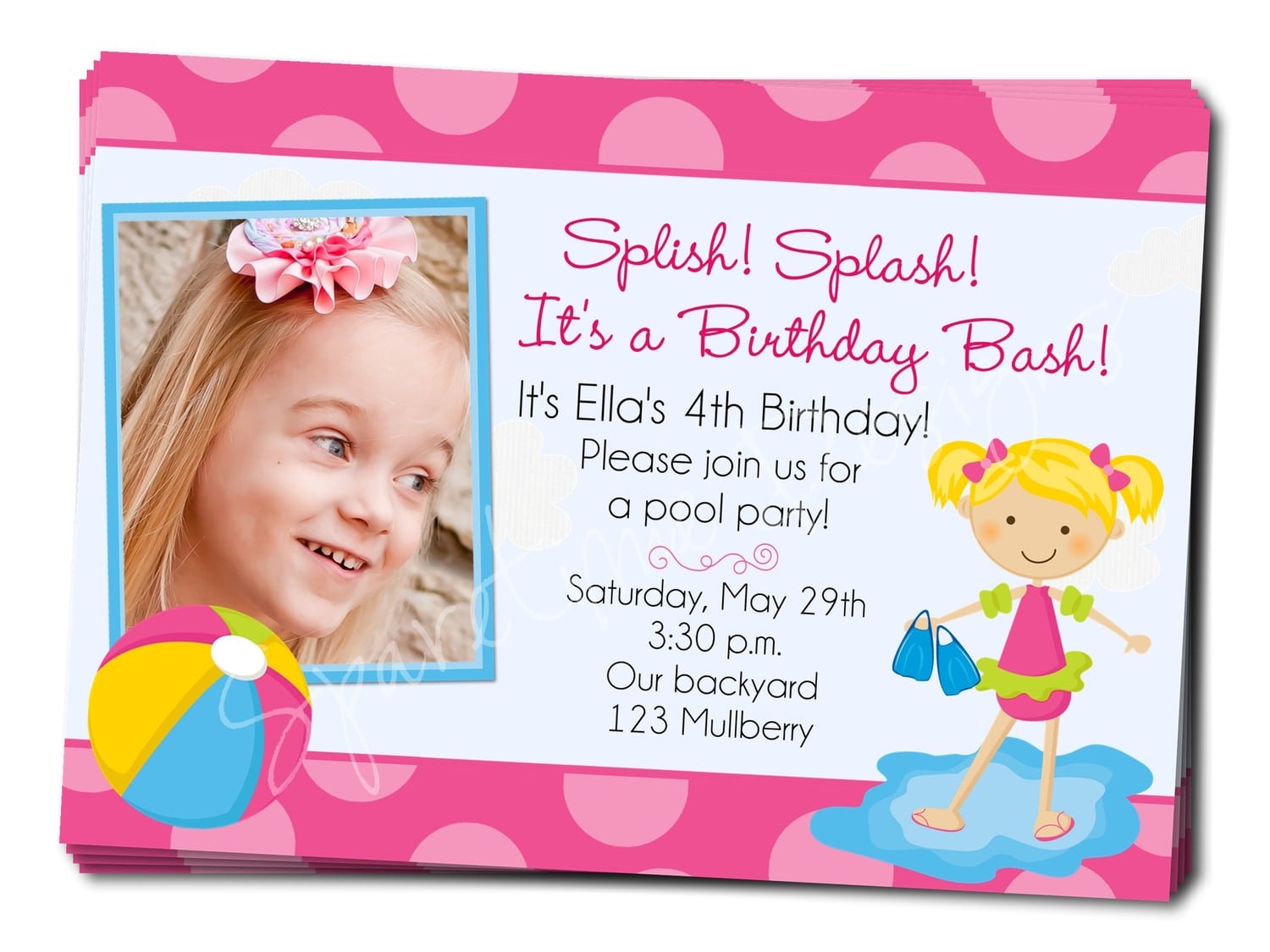 Invitation Wordings For 5th Birthday Party