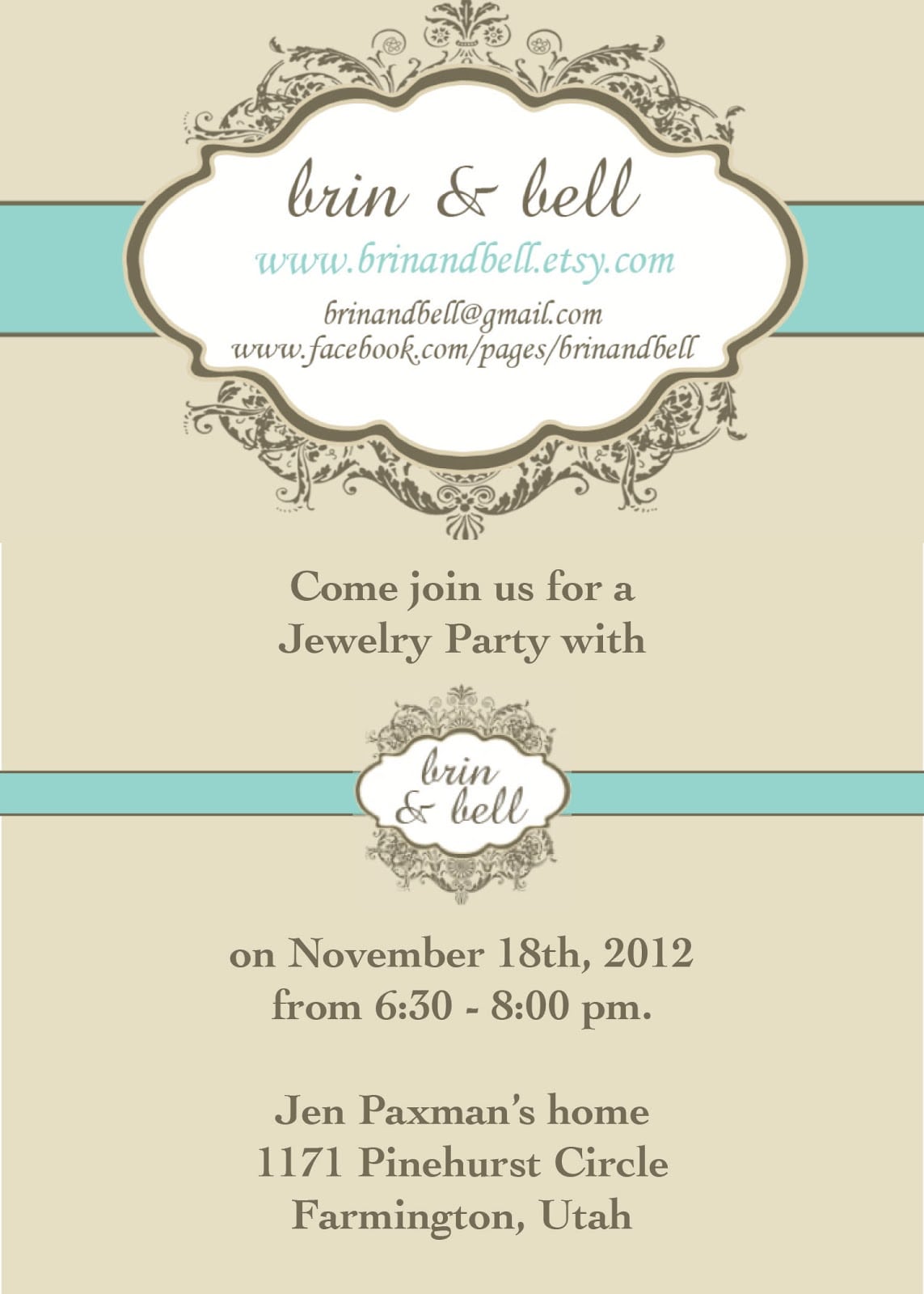 Jewelry Party Invitation