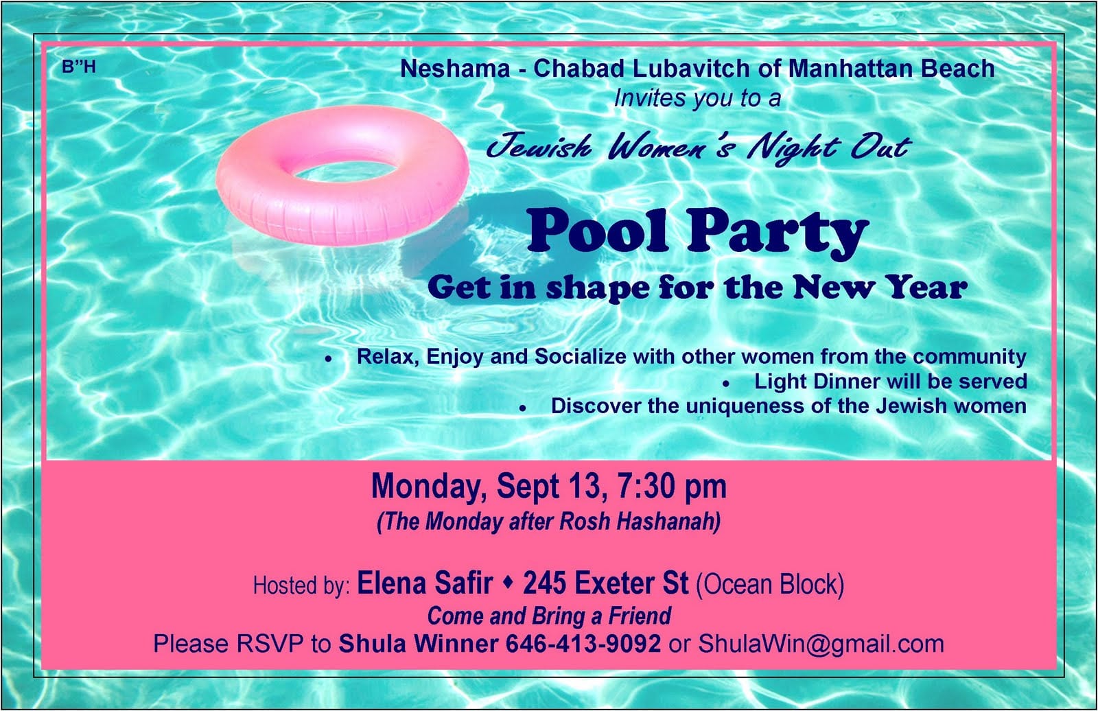 Jewish Manhattan Beach & Brighton Beach  Jewish Women's Night Out