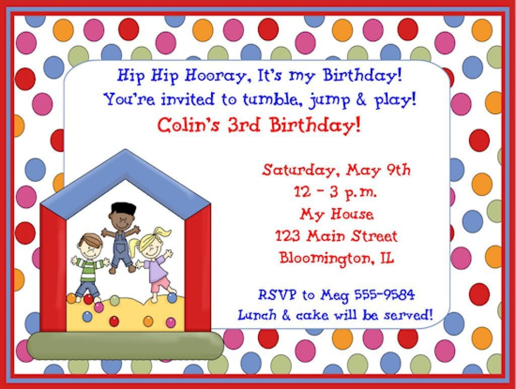 Kids Birthday Party Invites