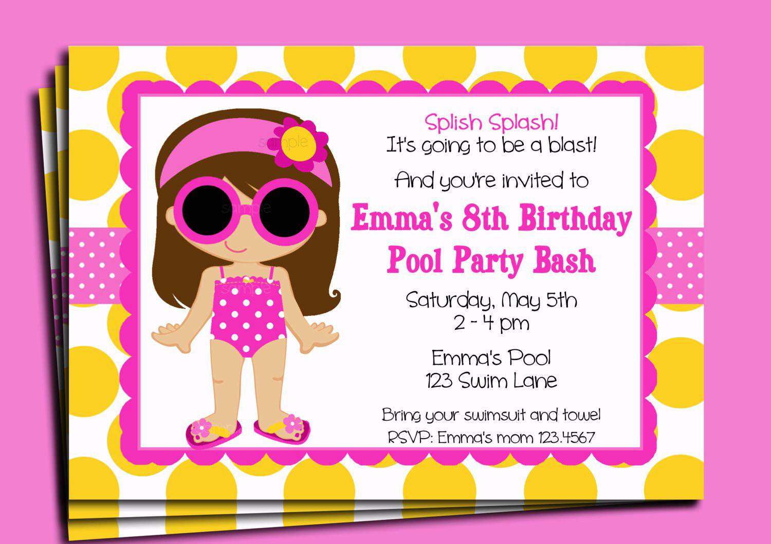 Kids Party Invitation Graduation Ceremony Invitations