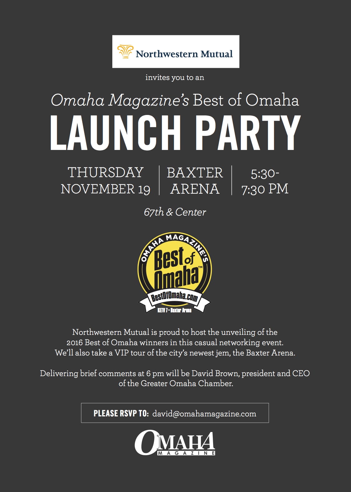 Launch Party Invitation