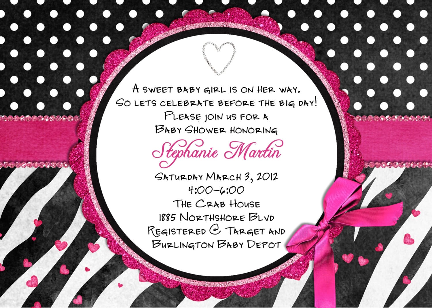 Leopard Print Invitations Templates