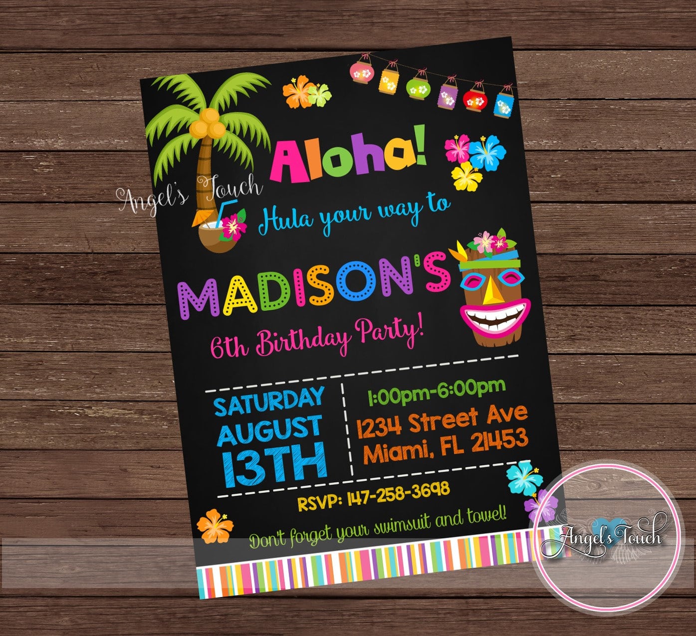 Luau Invitations