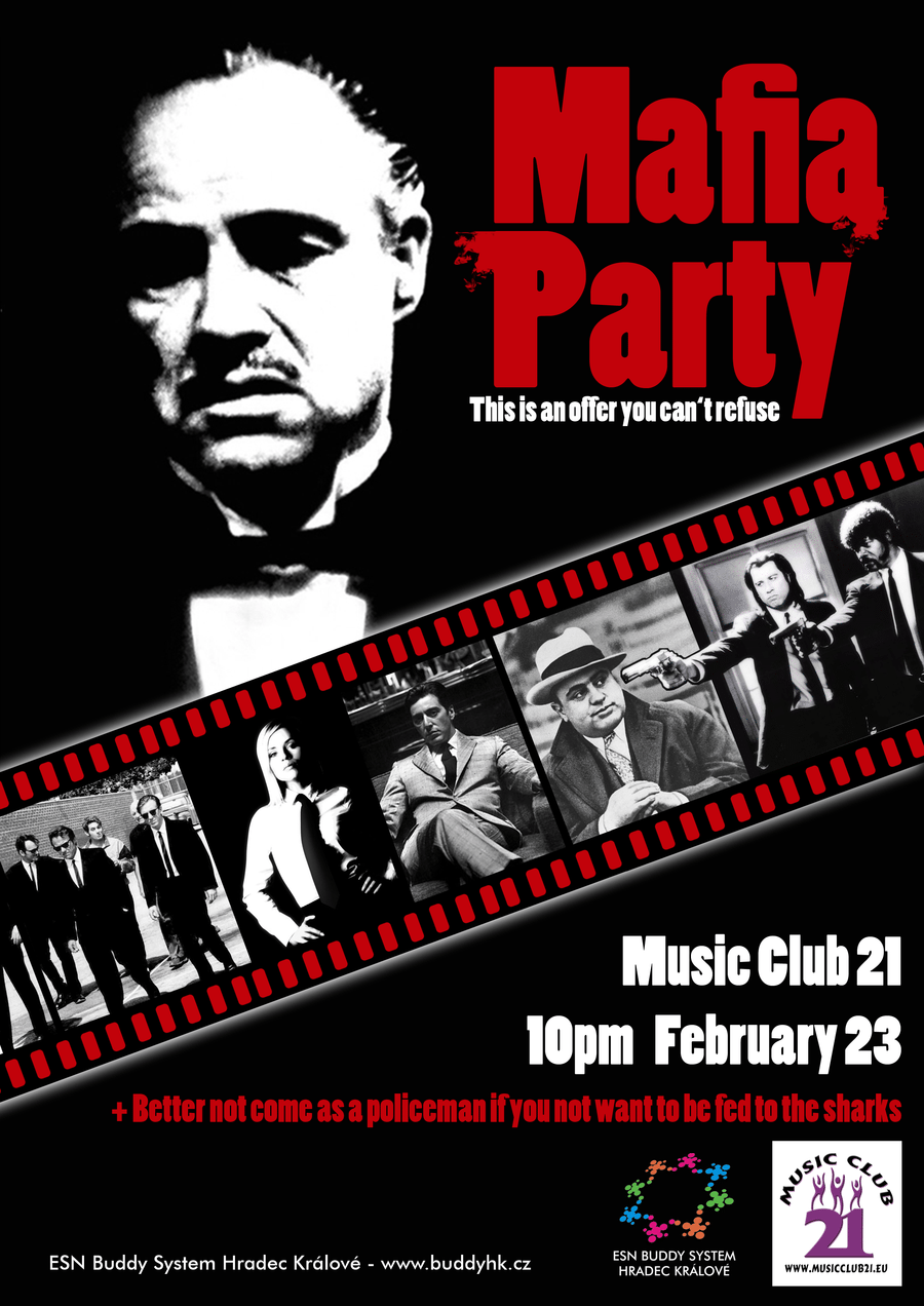 Mafia Party Poster By Vulcik On Deviantart
