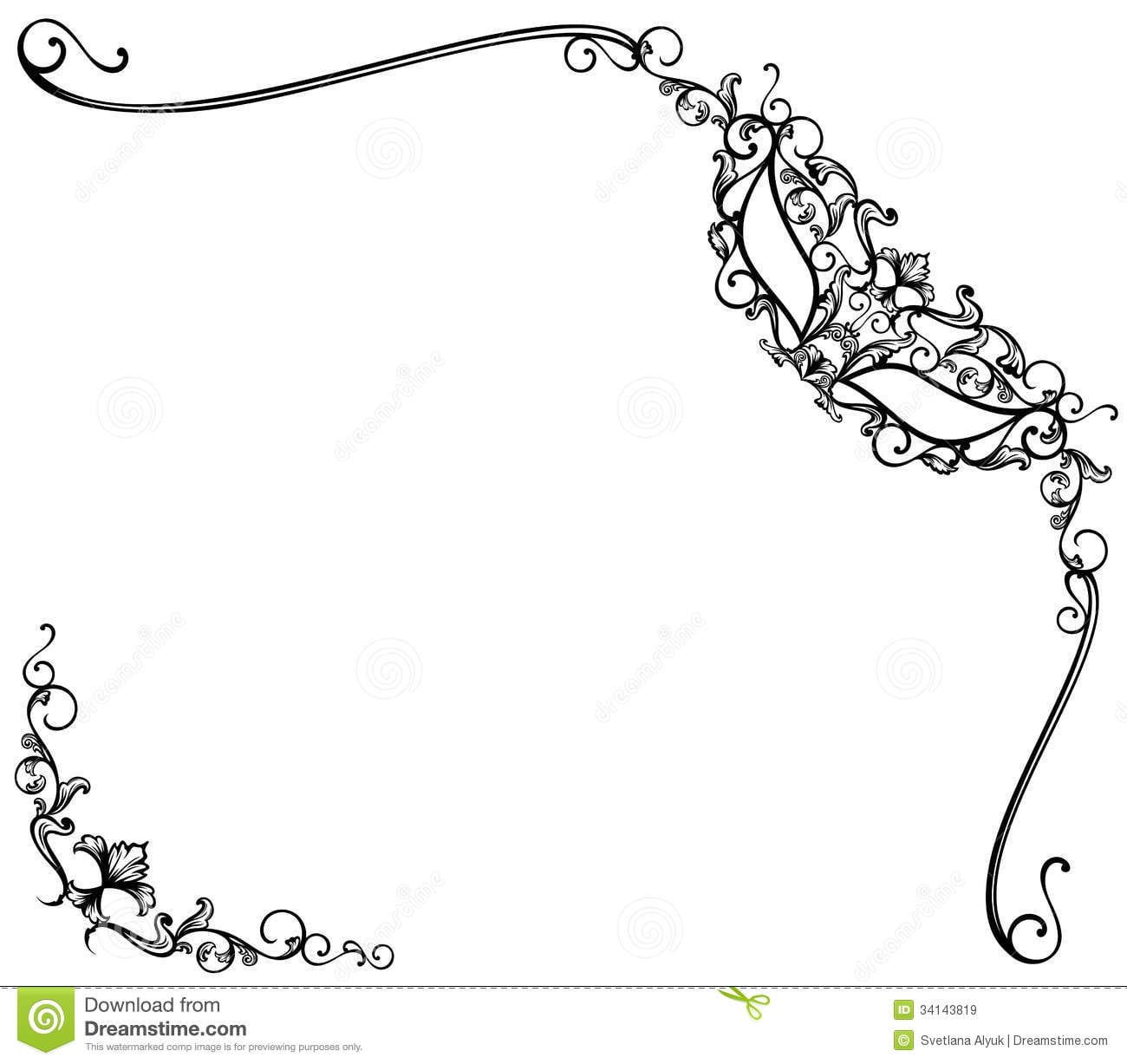 Masked Ball Invitation Stock Vector