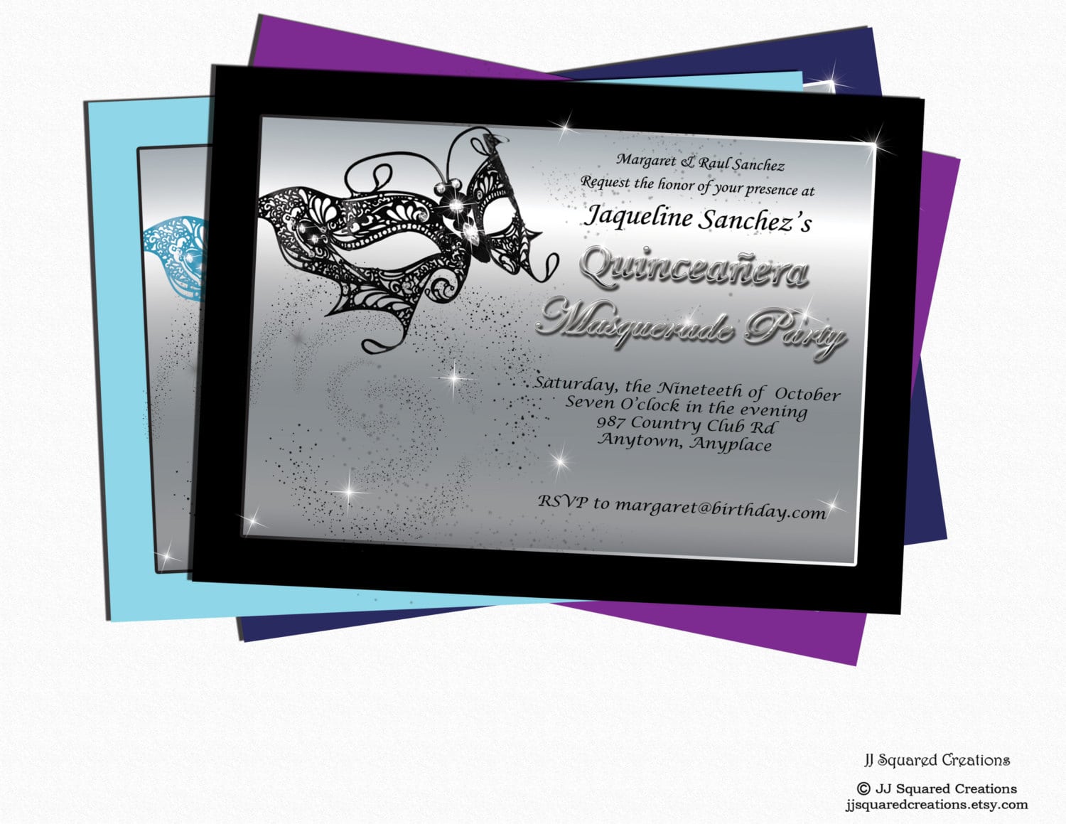 Masquerade Invites