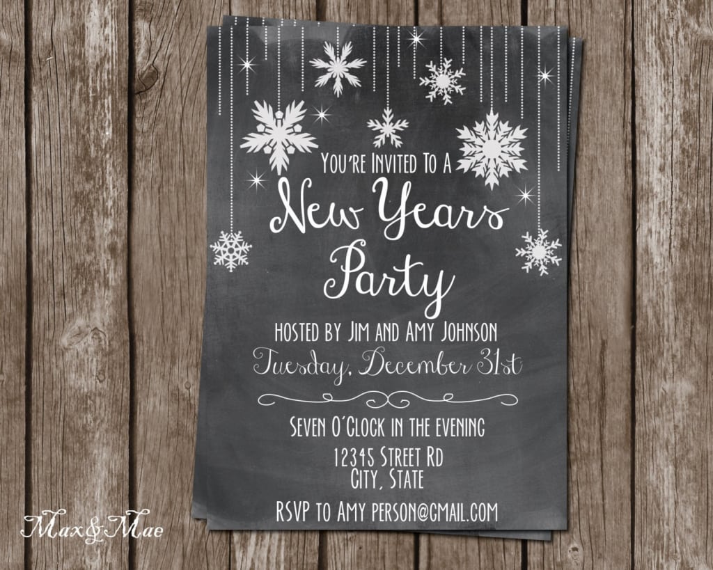 New Years Eve Party Invitation Ideas
