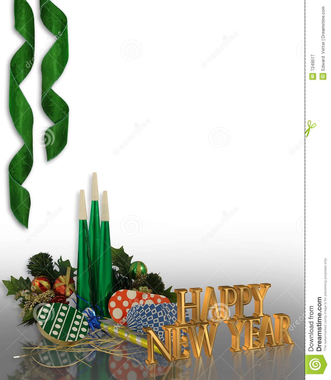 New Years Eve Party Invitation Royalty Free Stock Photography