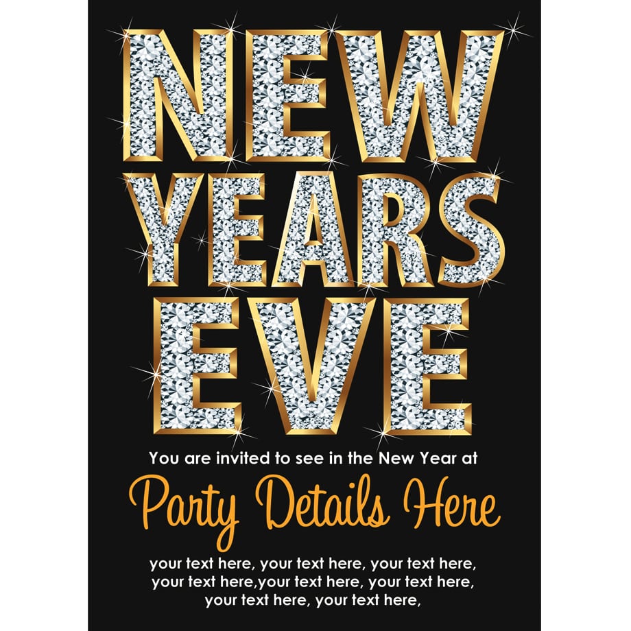 New Years Eve Party Invitations
