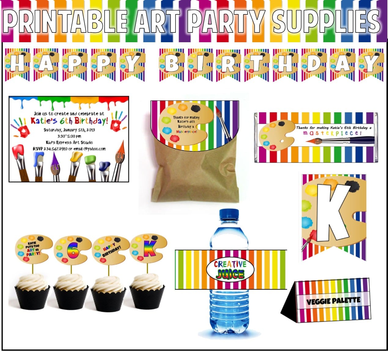 Paint Party Ideas, Games, And Party Supplies
