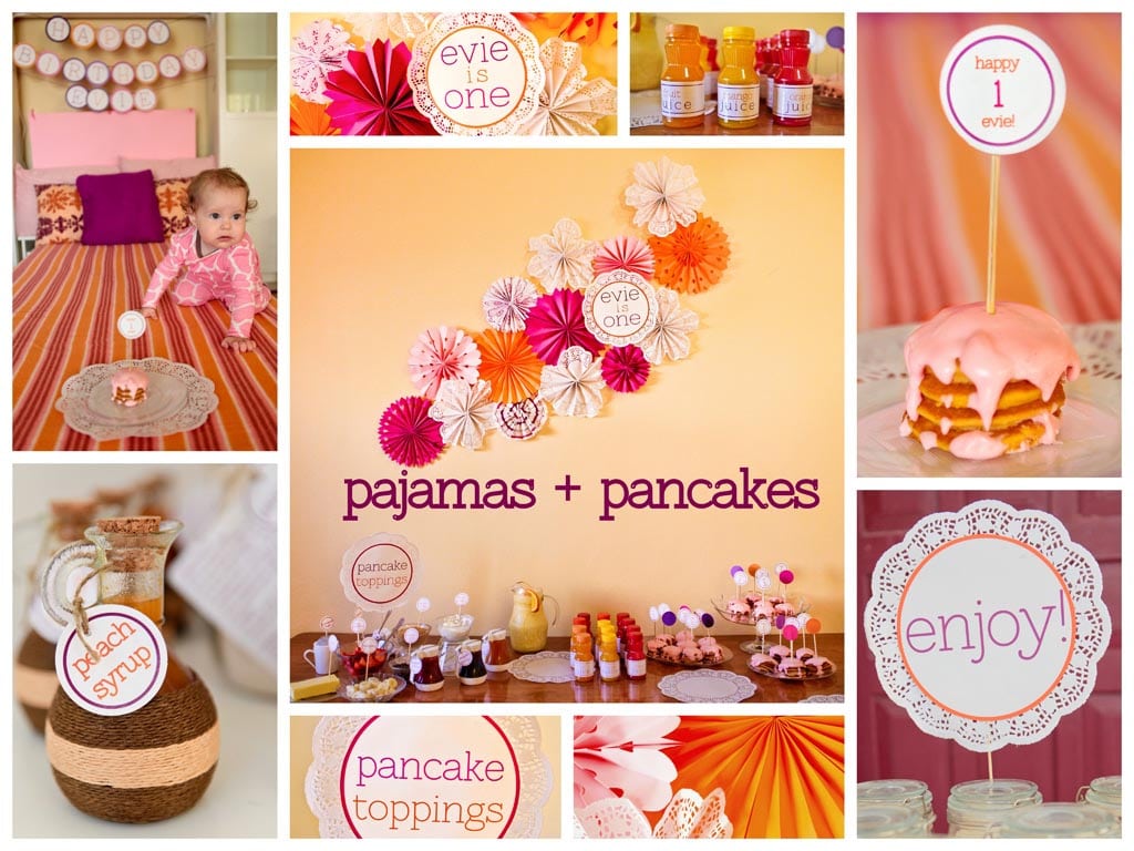 Pajama And Pancake Party Invitations