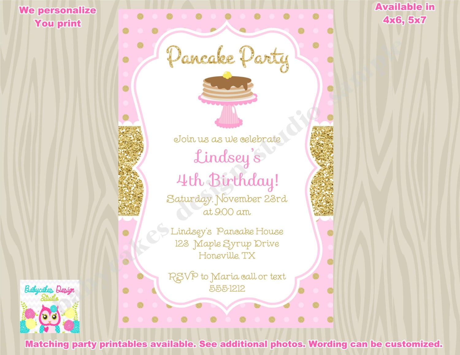 Pancake Invitation