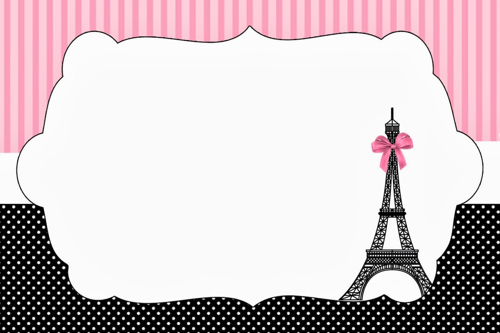 Paris  Invitations And Free Party Printables